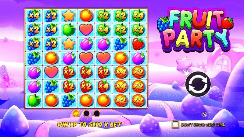 Fruit Party slot by Pragmatic Play – game screen