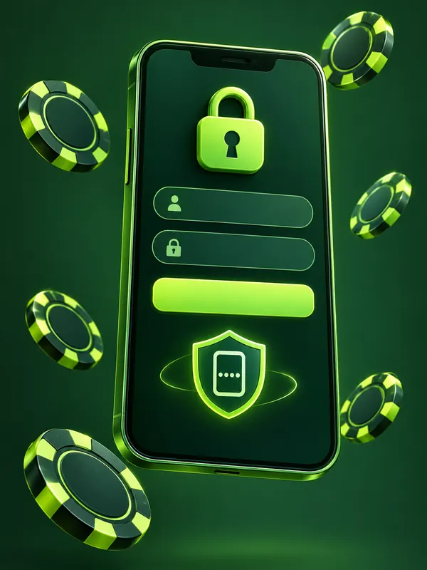 PKOK account login on a phone – illustration